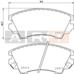 ÖN BALATA OPEL ASTRA J 12 14 INSIGNIA 08 11 ZAFIRA 11 SAAB 9.5 10 17 JANT GDB1783