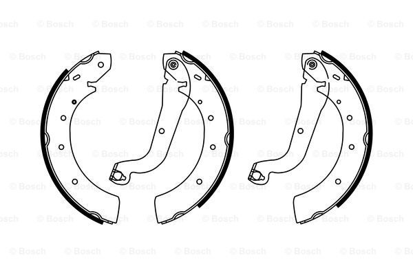 PABUÇ BALATA NISSAN SERENA 1.6-2.0-2.3D 92-01 VANETTE 1.6İ-1.6-2.3D 94-01