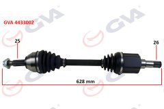 ON KOMPLE AKS SOL TRANSIT CONNECT 1.8 TDCI 02 14 75PS 628mm