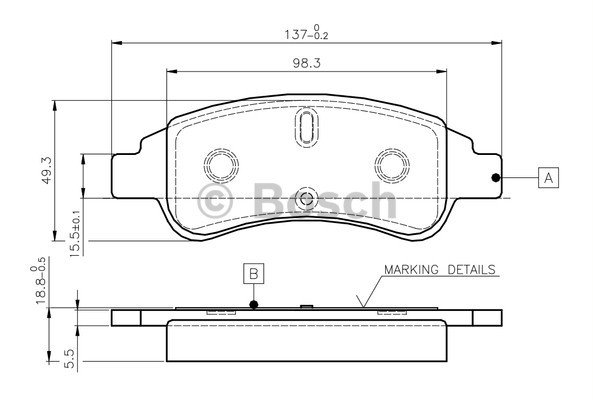 0986TB2408-0986494027 ÖN BALATA P206-P207-P307-PARTNER-BERLINGO-ARKA DİSK BALATA DUCATO-BOXER 07