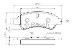 0986TB2408-0986494027 ÖN BALATA P206-P207-P307-PARTNER-BERLINGO-ARKA DİSK BALATA DUCATO-BOXER 07