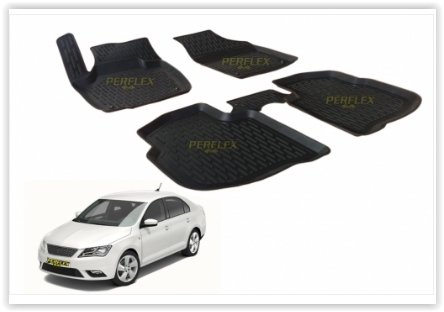PASPAS 3D X-MAT HAVUZLU SEAT TOLEDO 13 SİYAH