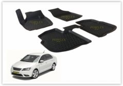 PASPAS 3D X-MAT HAVUZLU SEAT TOLEDO 13 SİYAH