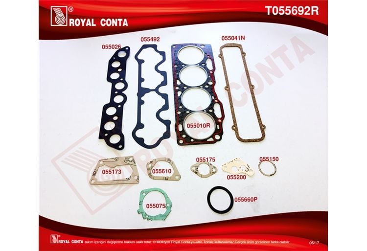 MOTOR CONTA TAKIMI KEÇESİZ ASBESTSİZ TEMPRA