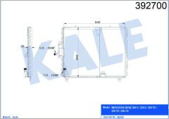 KLIMA RADYATORU MERCEDES W124 S124 C124