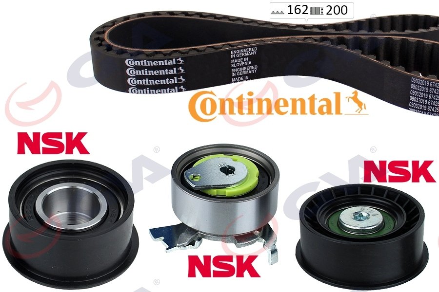 EKSANTRİK GERGİ KİTİ 162x200 ASTRA G-CORSA C-VECTRA C-MERIVA A-ZAFIRA A 1.4-1.6-1.8 16V Z16XE-Z14XE