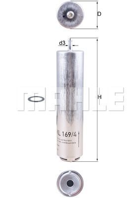YAKIT FILTRESI BMW M47 N47 M57 N57 E81 E82 E87 E88 E60 E61 F07 F10 F06 E65 E66 F01 E70 F15 E71 F16