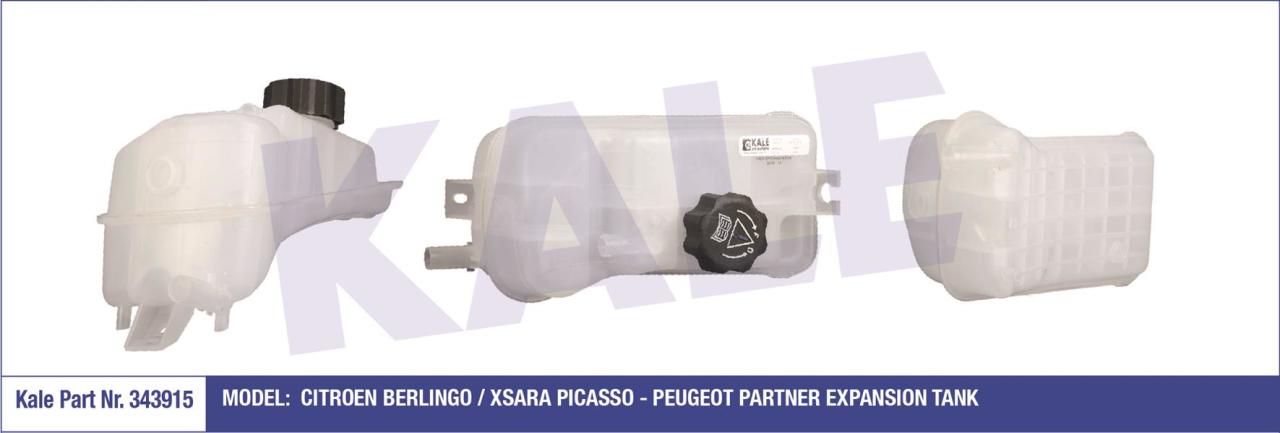 GENLESME KAVANOZU KAPAKLI PARTNER-BERLINGO 1.6 HDİ 03 RADYATÖR EK SU DEPOSU