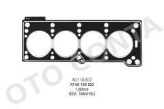SİLİNDİR KAPAK CONTASI CLIO 1-KANGOO-MEGANE 1-R19 1.4 E7F-E7J LPG Lİ ARAÇLARA ÖZEL TAKVİYELİ 1.60mm BEYAZ