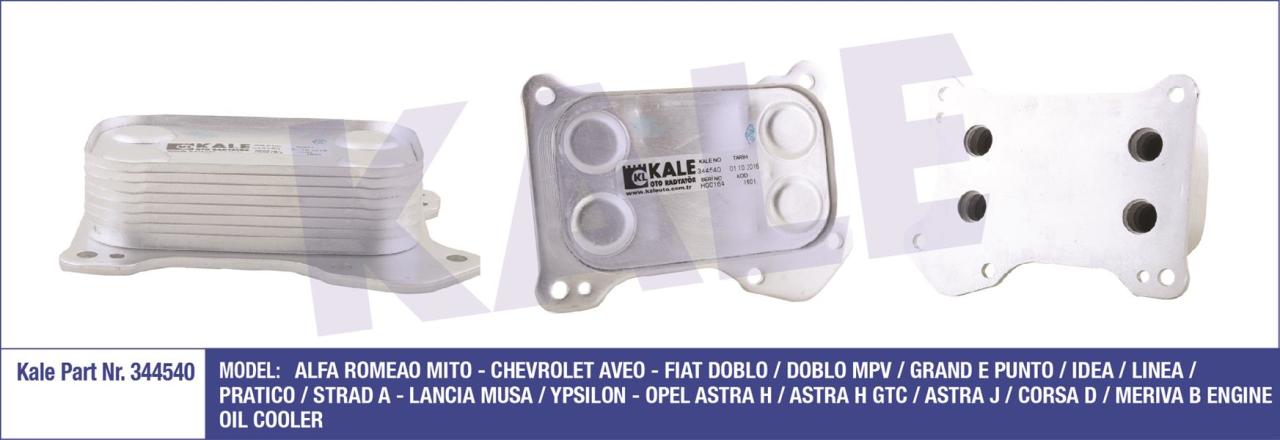 YAĞ SOĞUTUCU RADYATÖRÜ CORSA D-ASTRA H-J MERIVA B-AVEO-DOBLO-LINEA-GRANDE PUNTO 1.3 DTH-MTJ Z13DTH-DTJ A13DTC-DTE-DTR KALIN TİP