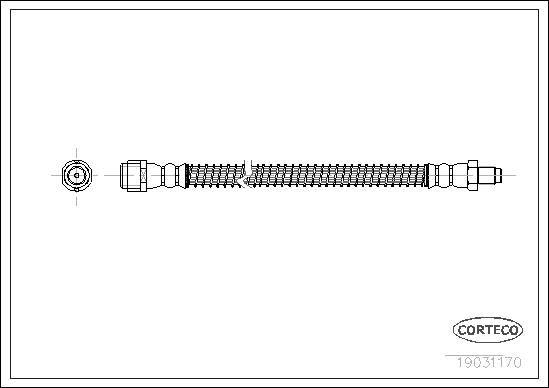 FREN HORTUMU ARKA MERCEDES S-CLASS W220 98 05