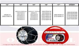 PATİNAJ ZİNCİRİ TAKMATİK ÇAPRAZ 14-15-16-17 JANT ZİNCİR EBATLARI İÇİN RESİME BAKINIZ
