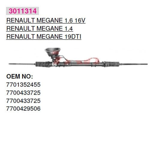 DİREKSİYON KUTUSU HİDROLİK MEGANE I 3011273 7925300021