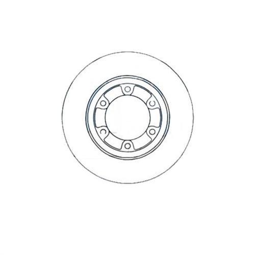 ÖN FREN AYNASI MAZDA PICK-UP B 2500 87-93 -PICK-UP E 2600 87> 272x22x6DLxHAVALI