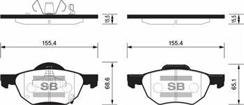 ÖN FREN BALATA HONDA ACCORD 2.0L 2.4L K20 K24 2.2L CDTi 03-