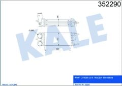 İNTERCOOLER CITROEN C5 3-PEUGEOT 508-508 SW1.6 HDI 08