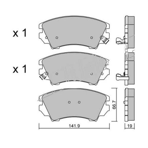 ÖN BALATA OPEL ASTRA J 12 >14 > INSIGNIA 08 >11 > ZAFIRA 11 > SAAB 9.5 10 >17 JANT GDB1783