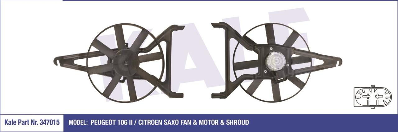 FAN MOTORU DAVLUMBAZLI PEUGEOT 106 2-CITROEN SAXO