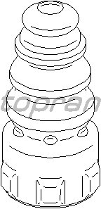 016 AMORTİSÖR LASTİĞİ ARKA PASSAT 5-OCTAVIA -SUPER B- 2.0 TDI BSE-BLF-CAXA-BKP