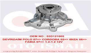 DEVİRDAİM POLO 07 CORDOBA 02 IBIZA 06 FABIA 07 1.2-1.2 12V
