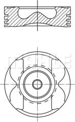 PISTON SEGMAN STANDART 80.00mm MERCEDES OM622 W447 . RENAULT R9M 1.6 dCi MEGANE TALISMAN TRAFIC NISSAN QASHQAI X-TRAIL NV300