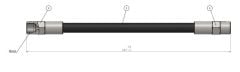 ARKA FREN HORTUMU S70 1- V70 1 2.0 2.3 2.5 TD 95 04