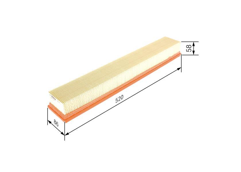 HAVA FILTRESI MERCEDES M111 W203 S203 CL203