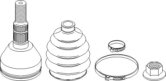 x AKS KAFASI DIŞ VECTRA C 1.6-1.8-2.0-2.2 16V 04/02 15-0420