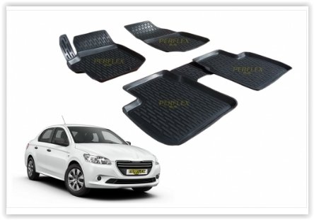 PASPAS 3D X-MAT HAVUZLU PEUGEOT 301 12 SİYAH