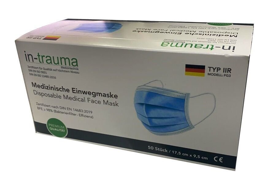 3 KATLI MEDİKAL LASTİKLİ TELLİ YÜZ MASKESİ YEŞİL MELTBLOWN HIRDAVAT