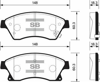 ÖN FREN BALATA CHEVROLET CRUZE 1.6L J300 09- / OPEL ASTRA J 09- 276 mm fren diski için - 15 inc jant