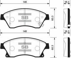 ÖN FREN BALATA CHEVROLET CRUZE 1.6L J300 09- / OPEL ASTRA J 09- 276 mm fren diski için - 15 inc jant