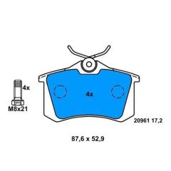 ARKA BALATA FLUENCE-MEGANE 2-3-207-308-307-PARTNER-C3-C4-BORA-PASSAT 97 GOLF 4-5-POLO