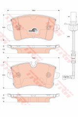 ARKA BALATA AUDI A8 2.0-3.0-4.0 TFSİ-TDİ 10