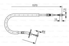 FREN HALATI ARKA SOL MERCEDES SPRINTER B904 96 06 1565mm/1390mm