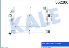 İNTERCOOLER ESPACE 3-LAGUNA 1 1.9DCI 98