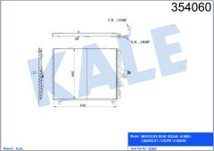 KLIMA RADYATORU MERCEDES W124 S124 A124 C124