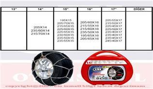 PATİNAJ ZİNCİRİ TAKMATİK ÇAPRAZ 14-15-16-17 JANT ZİNCİR EBATLARI İÇİN RESİME BAKINIZ