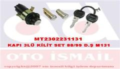 KAPI 3LÜ KİLİT SET 88/99 D.Ş M131