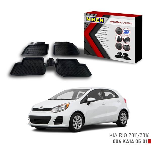 3D PASPAS KIA RIO 2011- 2016-