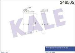 KALORİFER RADYATÖRÜ PEUGEOT 206-206 CC-206 SW-206
