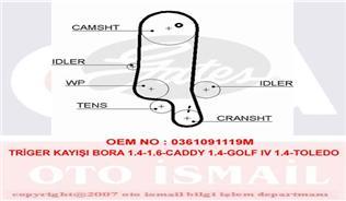 TRİGER KAYIŞI 130x200 VW BORA GOLF 4-5-PLUS POLO 1.4-1.6 16V A2 SEAT SKODA OCTAVIA CT957