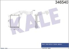 KALORIFER RADYATORU FIESTA 5 01 08 FUSION 01 12 MAZDA 2 121