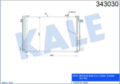 KLIMA RADYATORU MERCEDES W204 S204 C204 C218 W212 A207 C207 X204