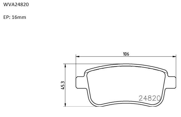 ARKA BALATA FLUENCE 13 MEGANE 08 SCENIC 08 440603734R
