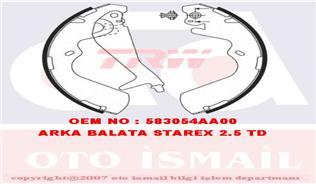 x ARKA PABUÇ BALATA H1 STAREX 2.4 2.5D 2.5TD 2.5TCİ 2.5CRDİ 97-07 GALLOPER 2.5TD 3.0 98-03 270x