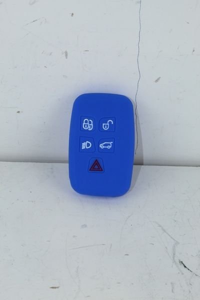 KONTAK ANAHTAR KUMANDA KORUYUCU KILIF SİLİKON 5 TUŞ MAVİ LAND ROVER