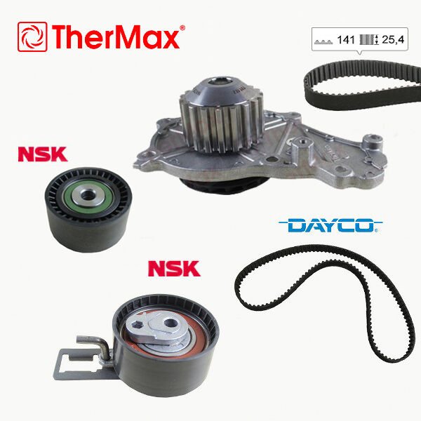 DEVİRDAİMLİ TRİGER SETİ 141x25.4 C5 3-C4 2-DS4-P208-P308-P3008-P5008-2008-PARTNER TEPE BERLINGO 3-C3 3-DS3-DS5-P301-C ELYSEE DV6C-DV6DTED E5 -TRANSİT COURIER-B-MAX-C-MAX 1.6TDCI Euro5