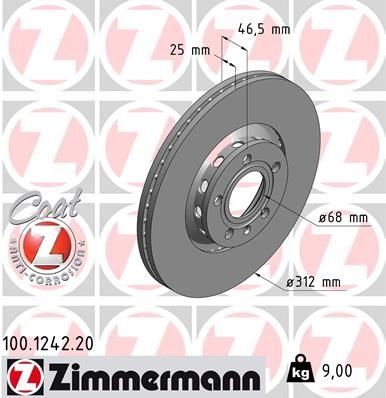 ÖN FREN AYNASI PASSAT 1.6-1.9TDI-2.0-1.8T 00/5.05 A4 01 A6 97SUPERB 02 EXEO 09 312x25x10DLxHAVALI x 986479057-DF4262S