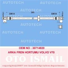 ARKA FREN HORTUMU VOLVO S60 00 XC70 02 S70 00 S80 00-06 TVV12 TVV14 TVV15